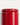 Mesa auxiliar Hem de MDF lacado, rojo, 40 x 40 x 43 cm
