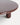 Mesa de centro Salvia em MDF lacado bordeaux, 90 x 90 x 36 cm
