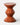 Mesa de apoio Niva em Metal Terracota, Ø33 x 55 cm