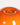 Candeeiro de mesa Musa em Metal Laranja, 25,50 cm × 25,50 cm x 25 cm