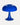 Candeeiro de mesa Musa em Metal Azul, 25,50 cm × 25,50 cm x 25 cm