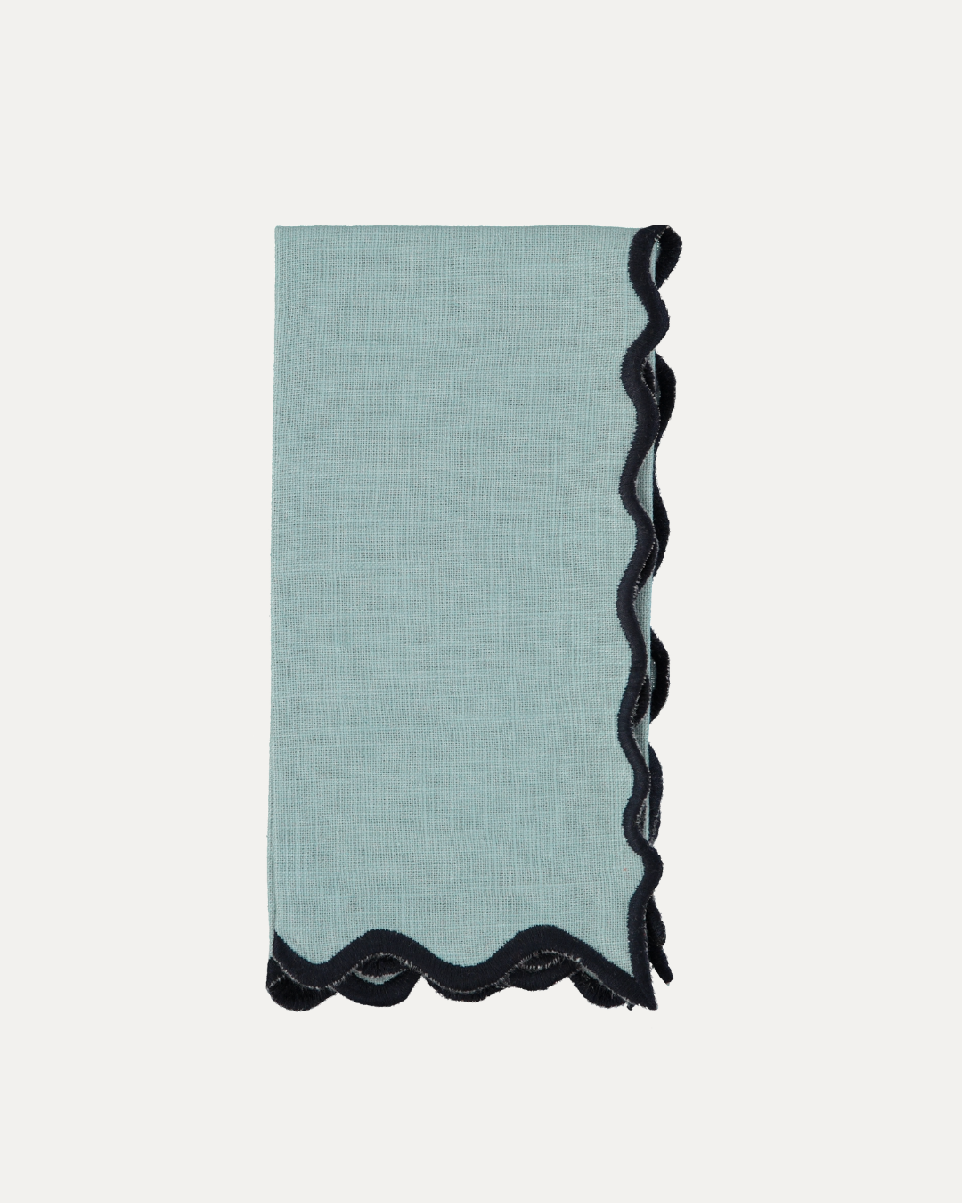 Vila Napkin, Green with Bordeaux 