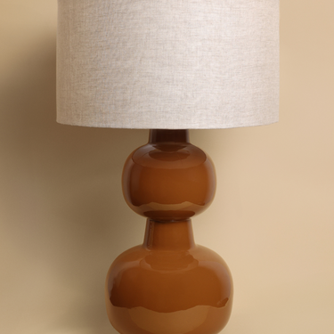Candeeiro de Mesa Amália, Cerâmica Castanha