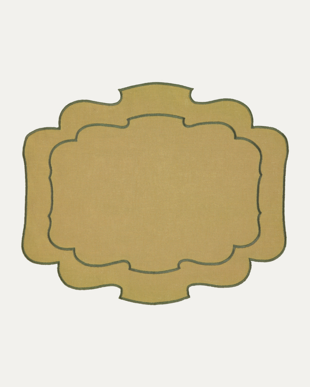 Belmonte Placemat, Green with Green