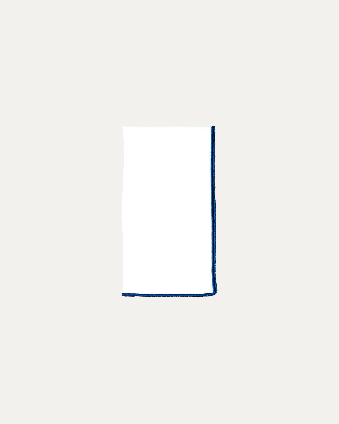 Serviette Paris, Blanc avec Bleu