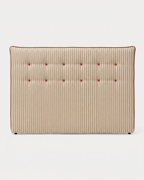 150 cm bed (161 x 118 x 8 cm) / Beige / Yellow