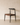 Verano chair in natural black wood and leather, 55×51.5×77 cm