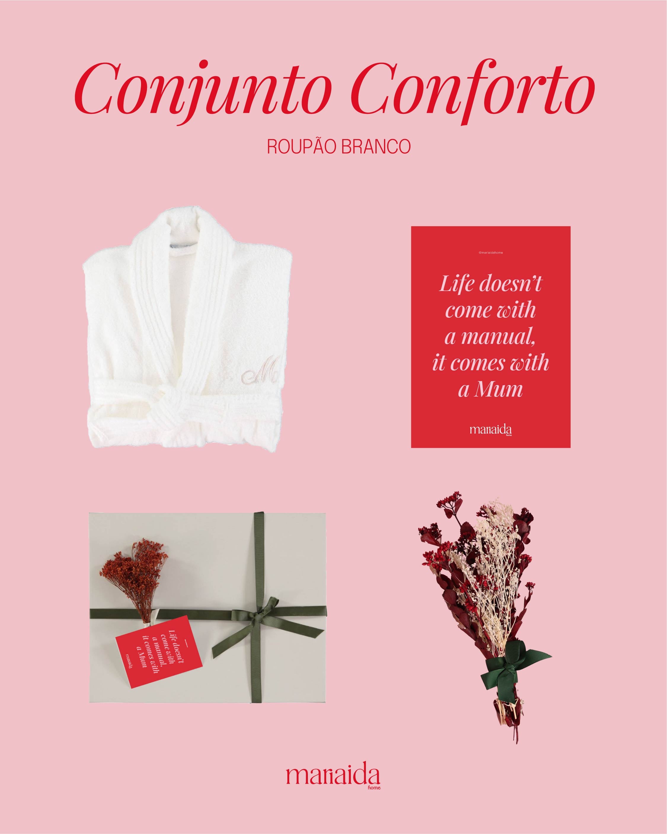 Comfort Set - Personalized White Terry Robe