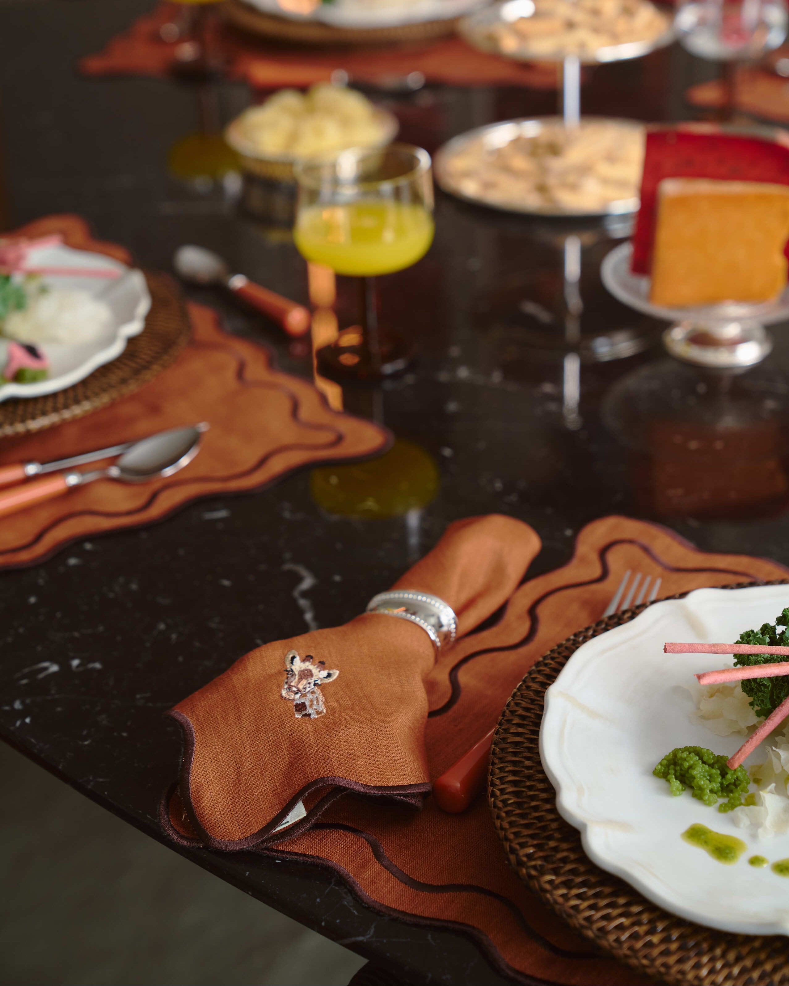 Guardanapo Terracota Selva, Girafa