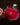 Placemat Mimosa, Red with White