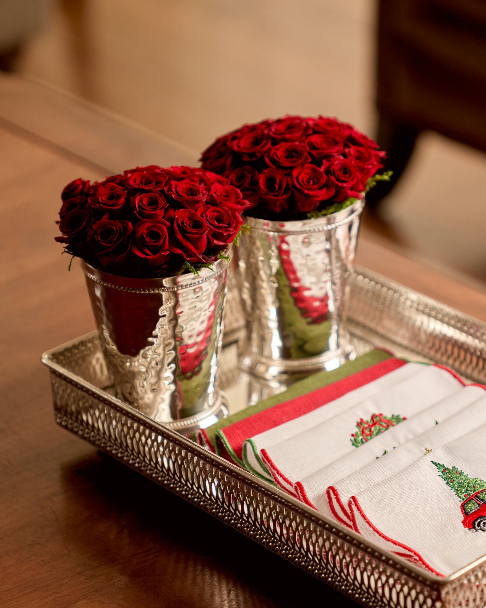 Vaso de Decoración Plateado Royal 11 cm