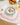 Set de Table Greta, Blanc avec Orange Antitaches