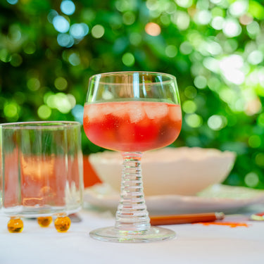 Glass Cup with Foot Lou