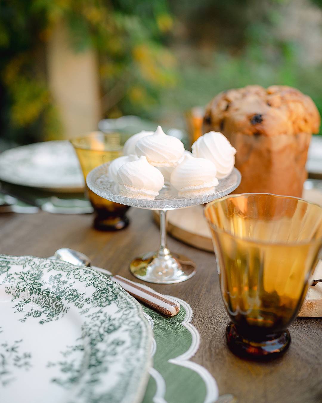 Glass Dessert Plate with High Leg 11 cm