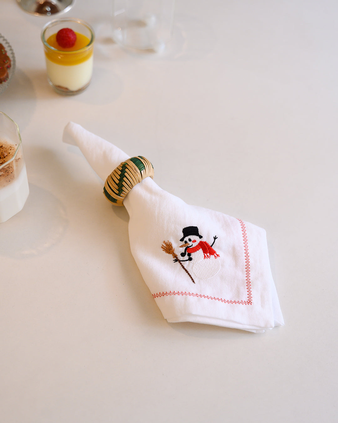 Guardanapo Boneco de Neve
