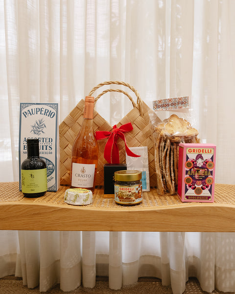 Organic Cherry Balsamic Vinegar 250 ml / Pumpkin Jam with Walnut / Crasto White Wine 2023