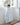 Serviette de bain en coton coquillage blanc avec vert menthe
