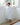 Serviette de bain en coton coquillage blanc avec vert menthe