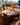 Placemat Elia, Blue with Orange