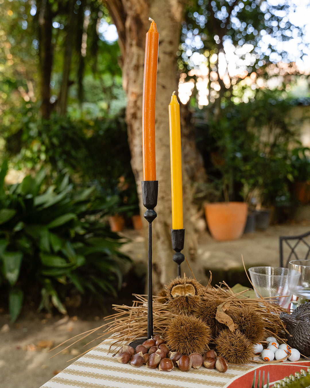 Candelabro de Hierro Roros 29cm, Negro