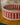 Cesto Alentejo en Vime et Rouge, Ø30cm H:10 cm
