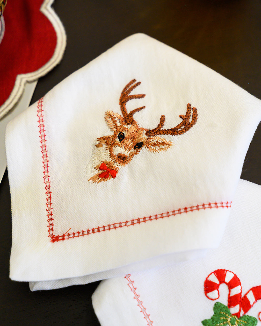 Christmas Reindeer Napkin