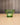 Jarre en verre, cône classique vert, 8 cm