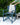 Douro Folding Director's Chair in Blue Aluminum