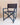 Douro Folding Director's Chair in Blue Aluminum