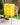 Yellow Mustard Cotton Beach Towel with Fringe