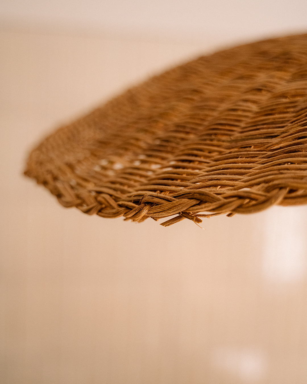 Rattan Ceiling Lamp 82 X 82 X 15 CM