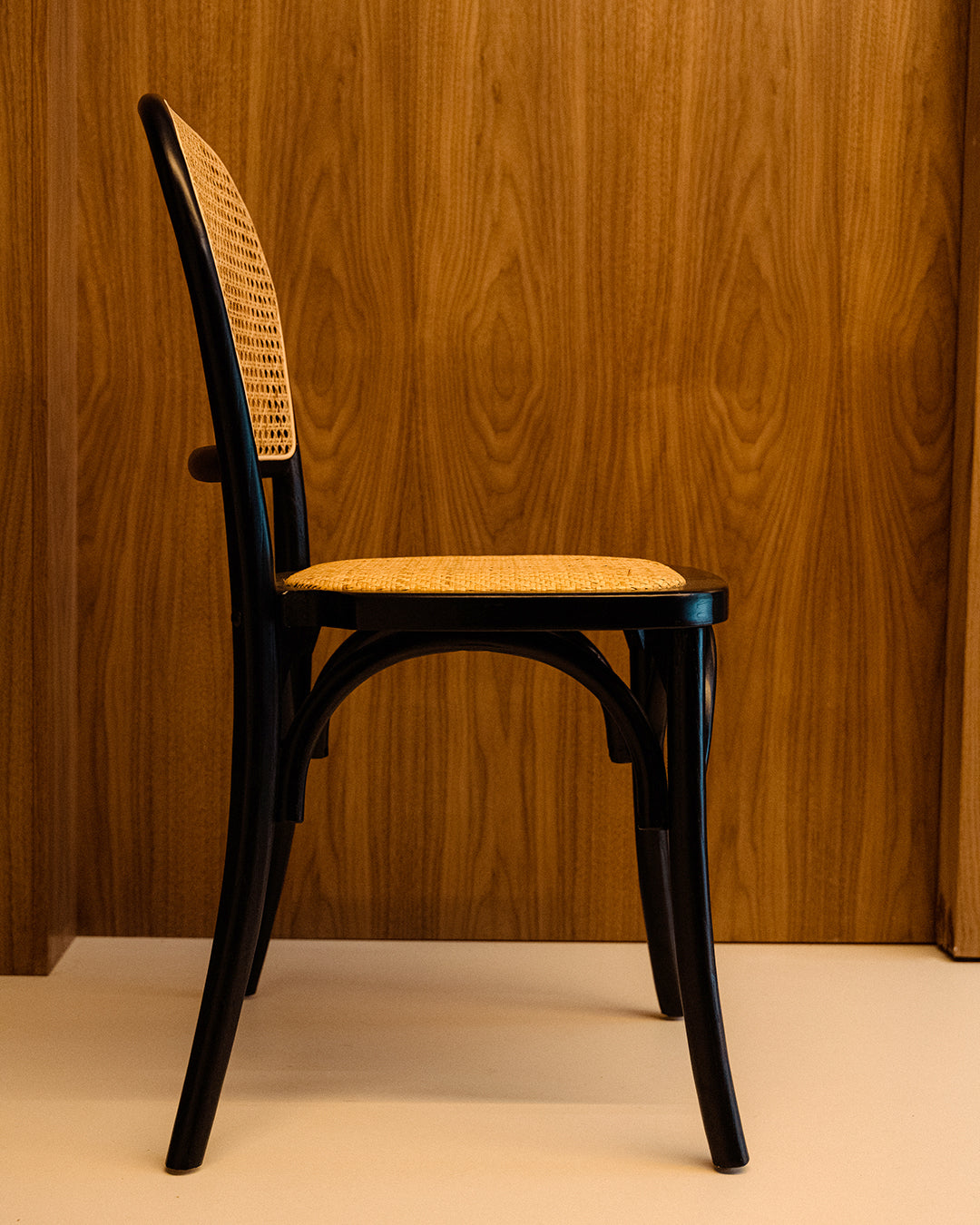 Troia Chair in Black Rattan