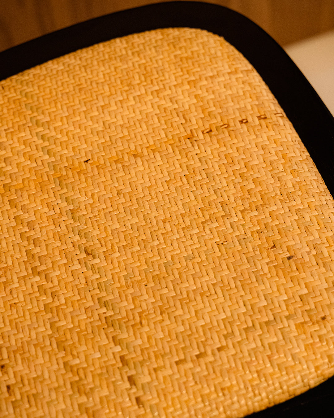Troia Chair in Black Rattan