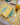 Wavy Napkin, Mustard with Brown