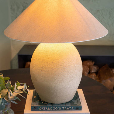 Lampe de Table Pure Grande, Beige
