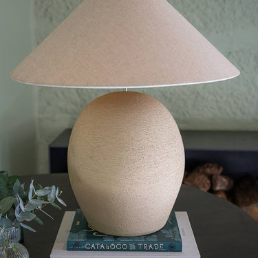 Lampe de Table Pure Grande, Beige