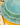 Petit Plat Judite Turquoise