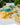 Napkin Drops, Yellow with White