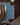 Beja Napkin, Blue with Terracotta