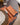 Beja Napkin, Terracotta with Blue