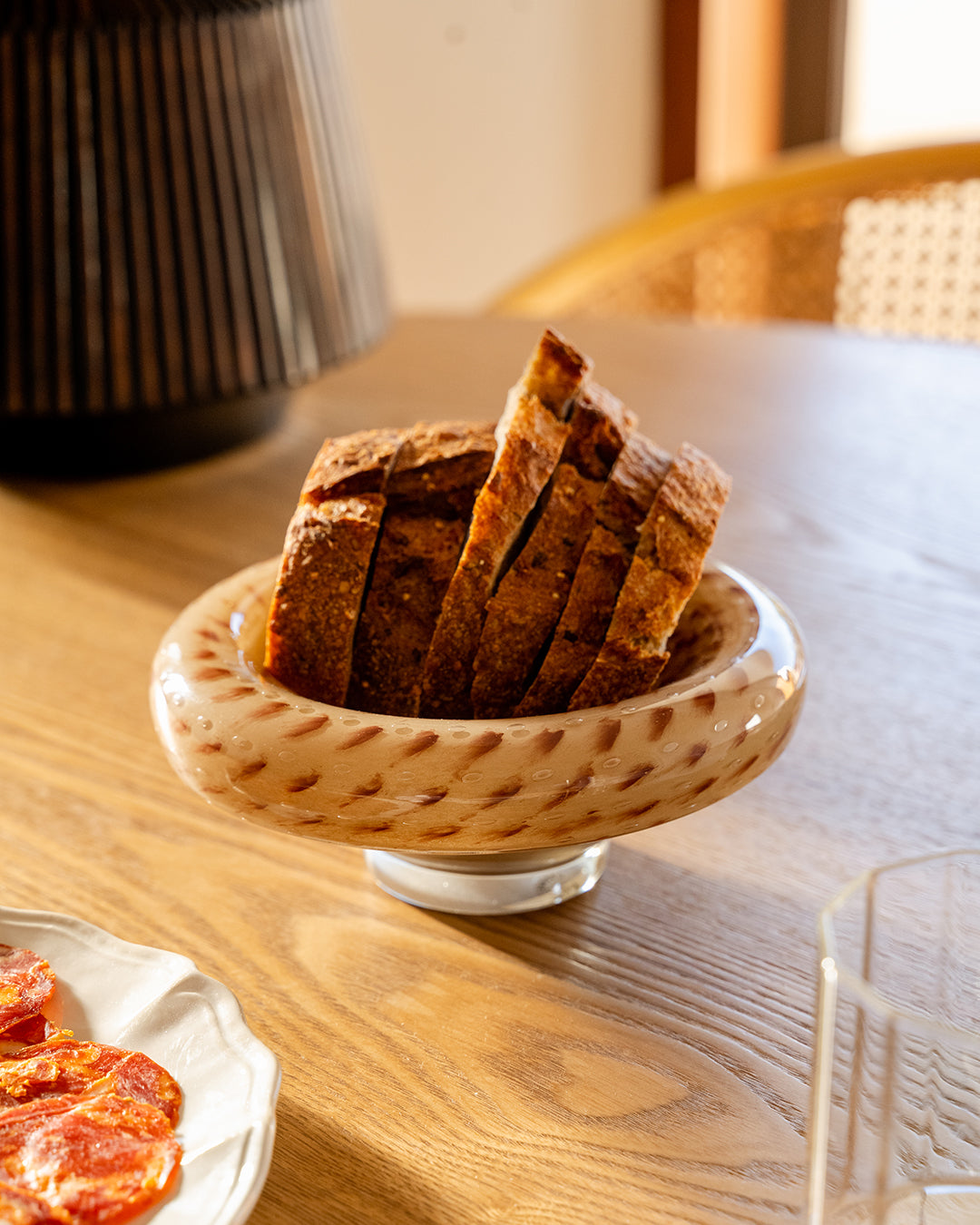 Coppa Nocciola in Vetro, Ø18,4 cm