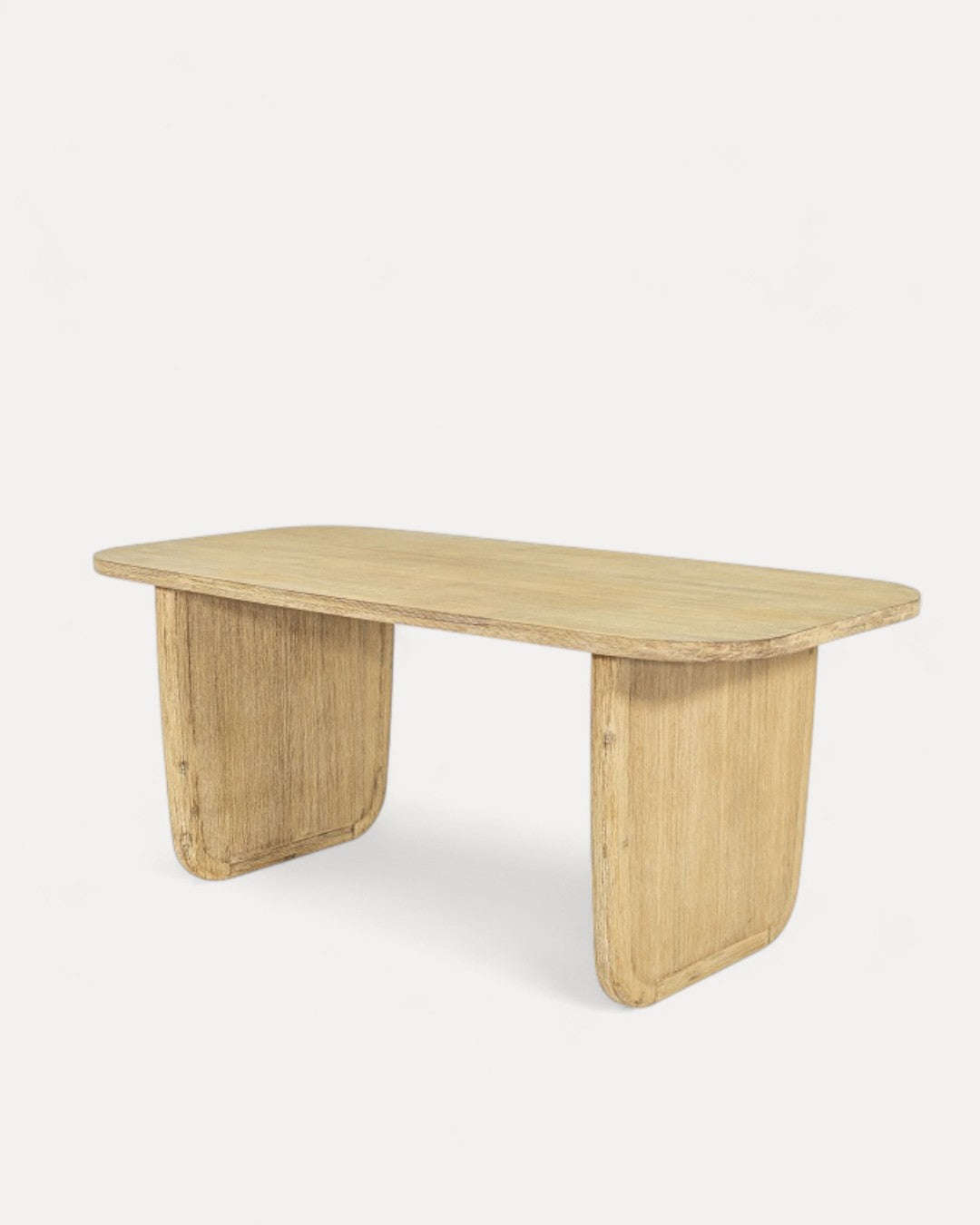 Tavolo da pranzo rettangolare Sorrel in legno massiccio, 180×90×76 cm