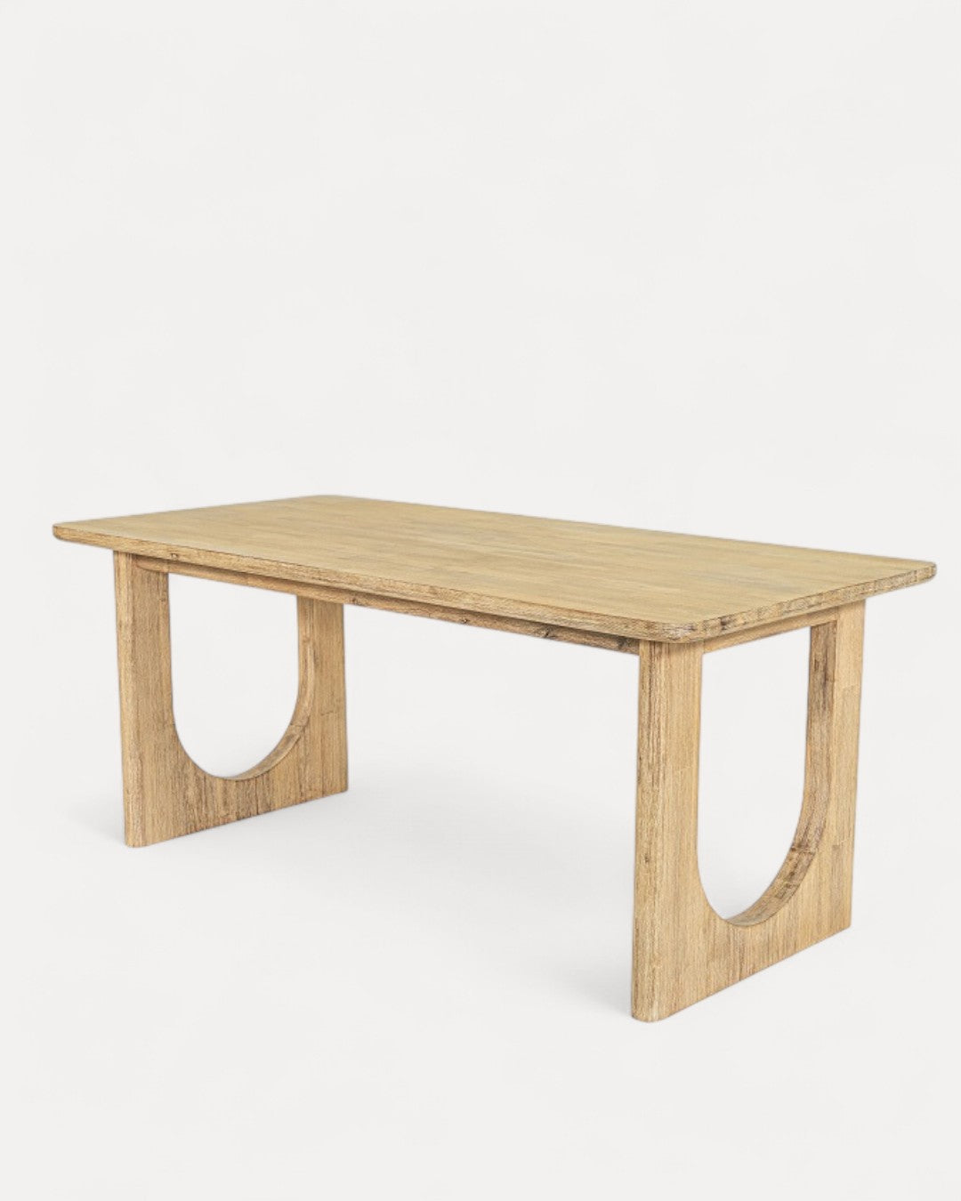 Tavolo da pranzo rettangolare Norelle in legno massiccio, 180×90×76 cm