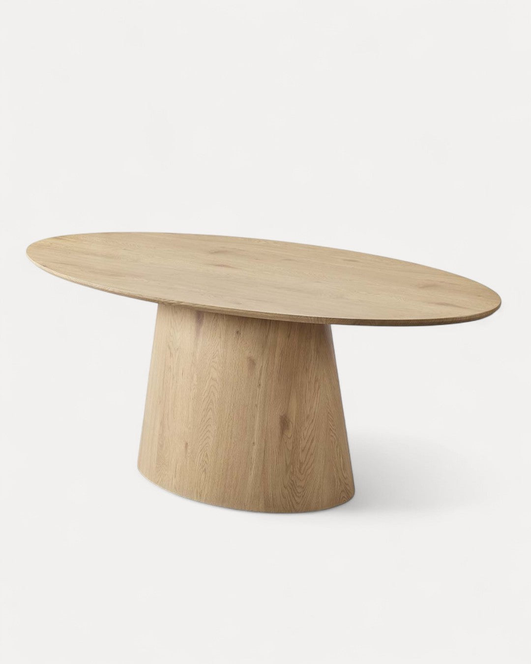 Tavolo da pranzo Tamaré ovale in rovere laminato, 200x100x76 cm