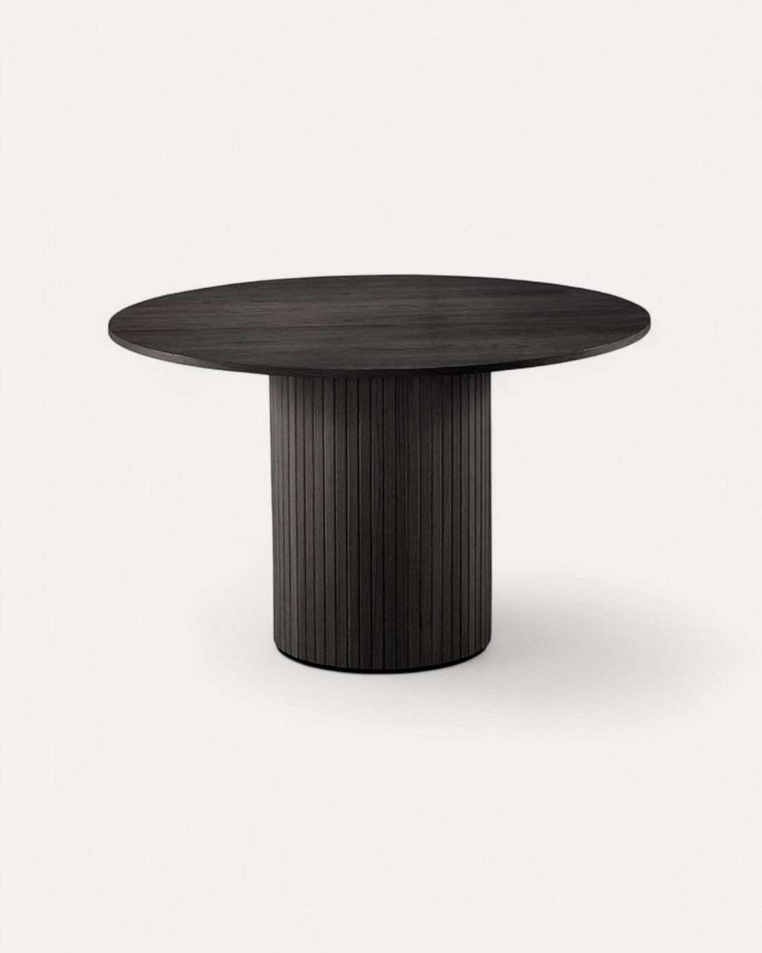 Roussac round solid wood dining table, Ø120x75 cm