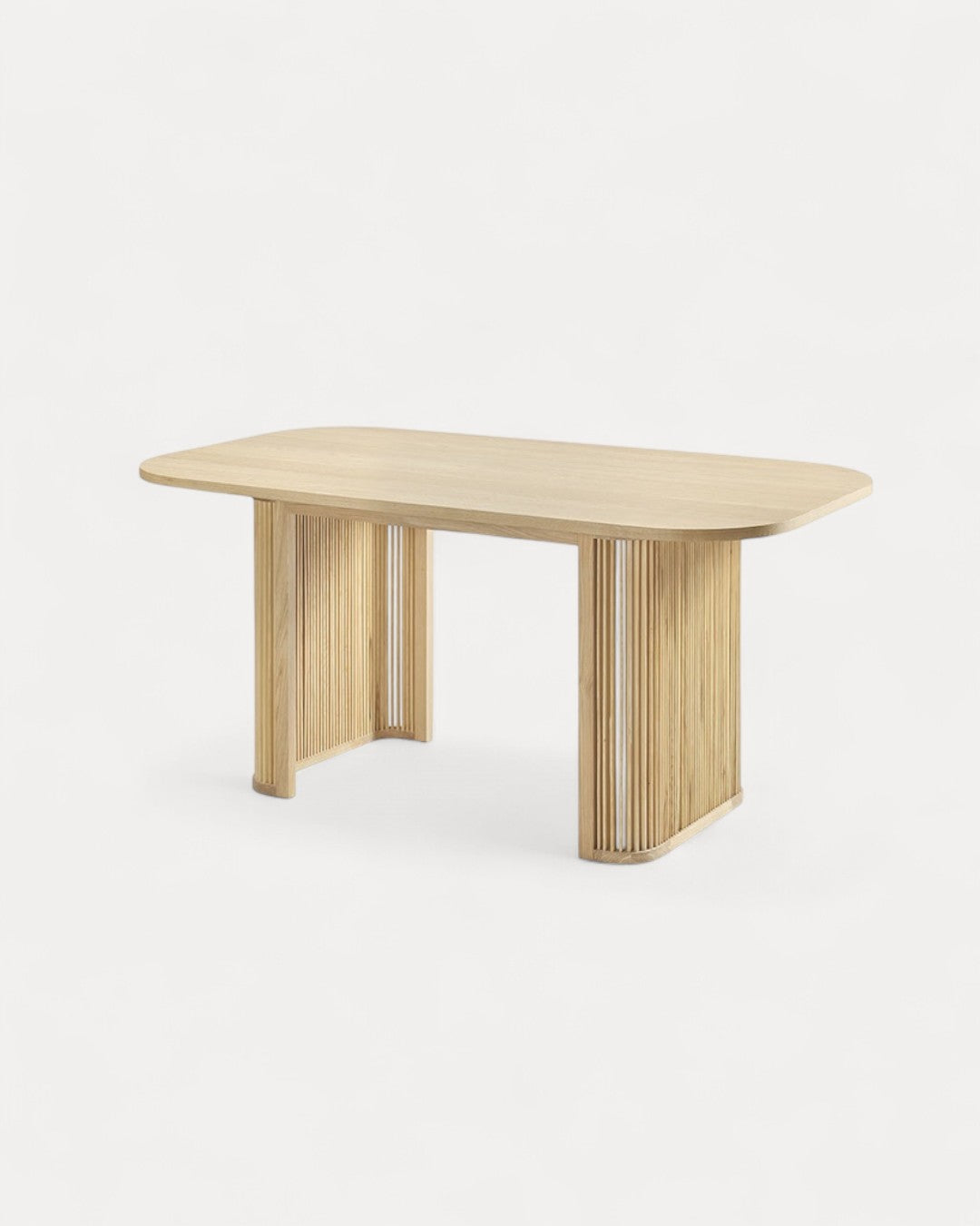 Tavolo da pranzo Salenne in rovere naturale, 180x90x75 cm