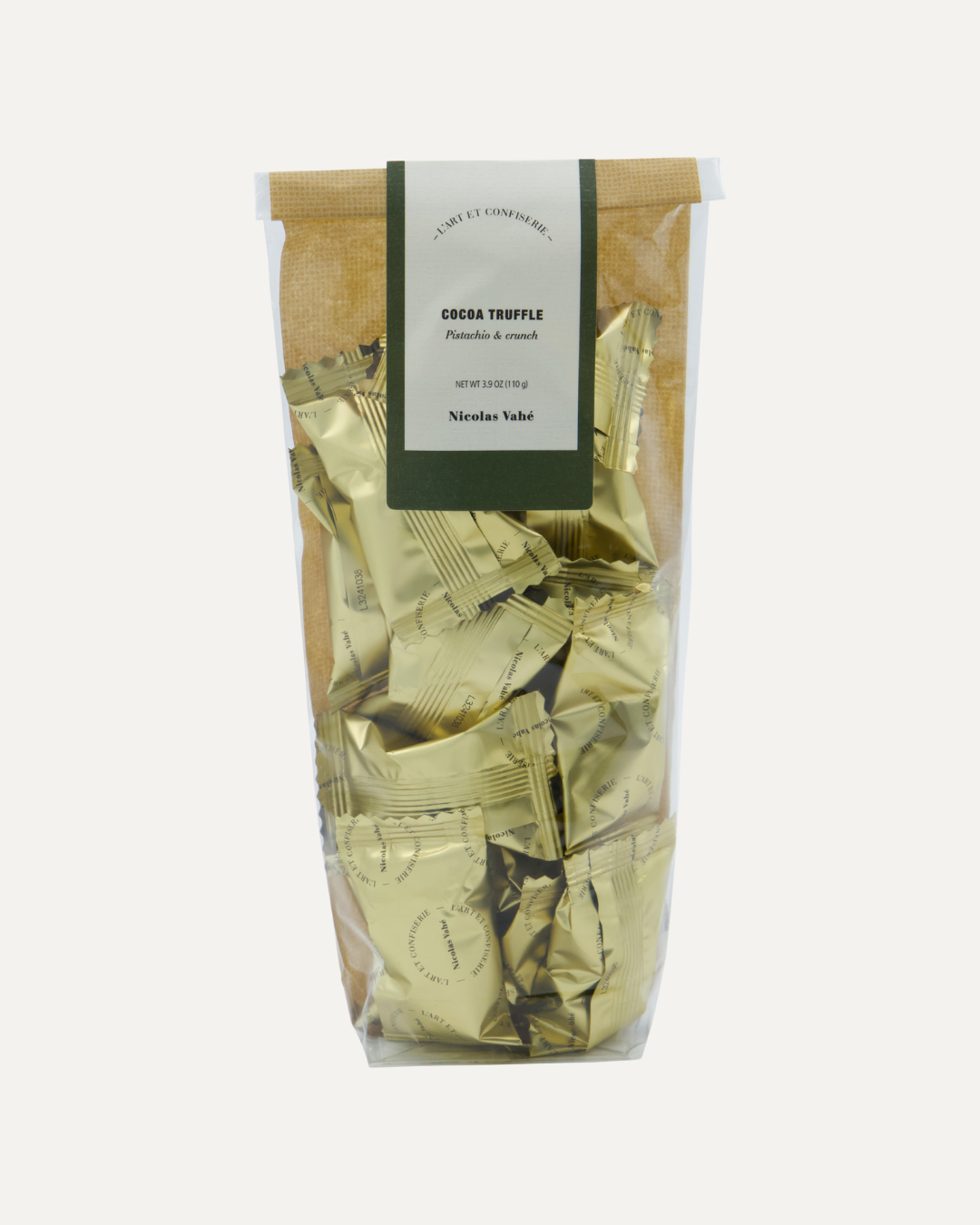 Cocoa Truffle with Pistachio and Crunchy - 110g