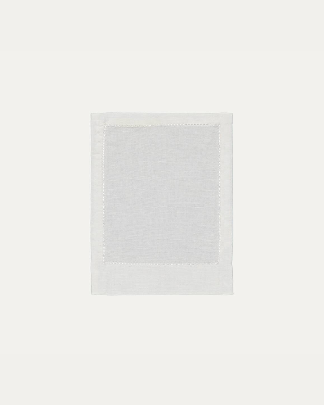 Rectangular Napkin White Cocktail Napkin with Open Point Rectangular – MARIAIDA HOME