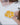 Base de verre/pain Daisy, jaune