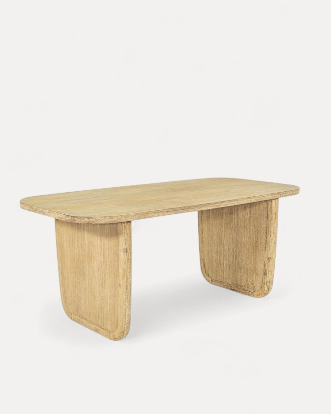 Tavolo da pranzo rettangolare Sorrel in legno massiccio, 180×90×76 cm